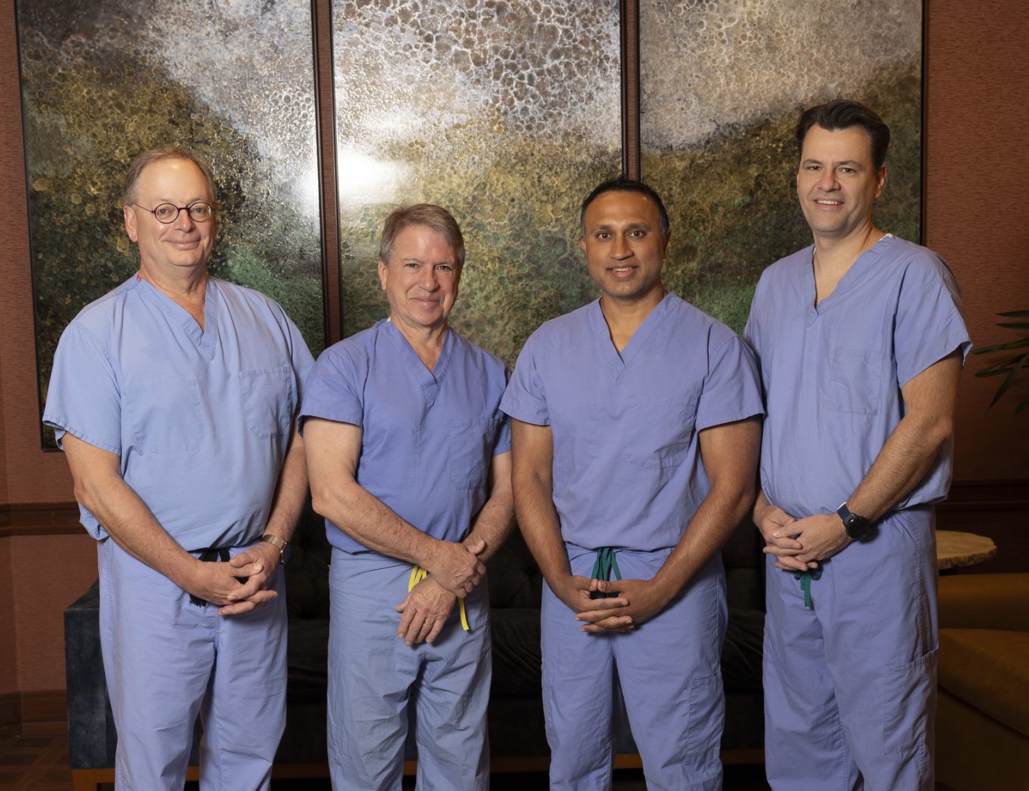 A group photo of the Northstarr surgical team